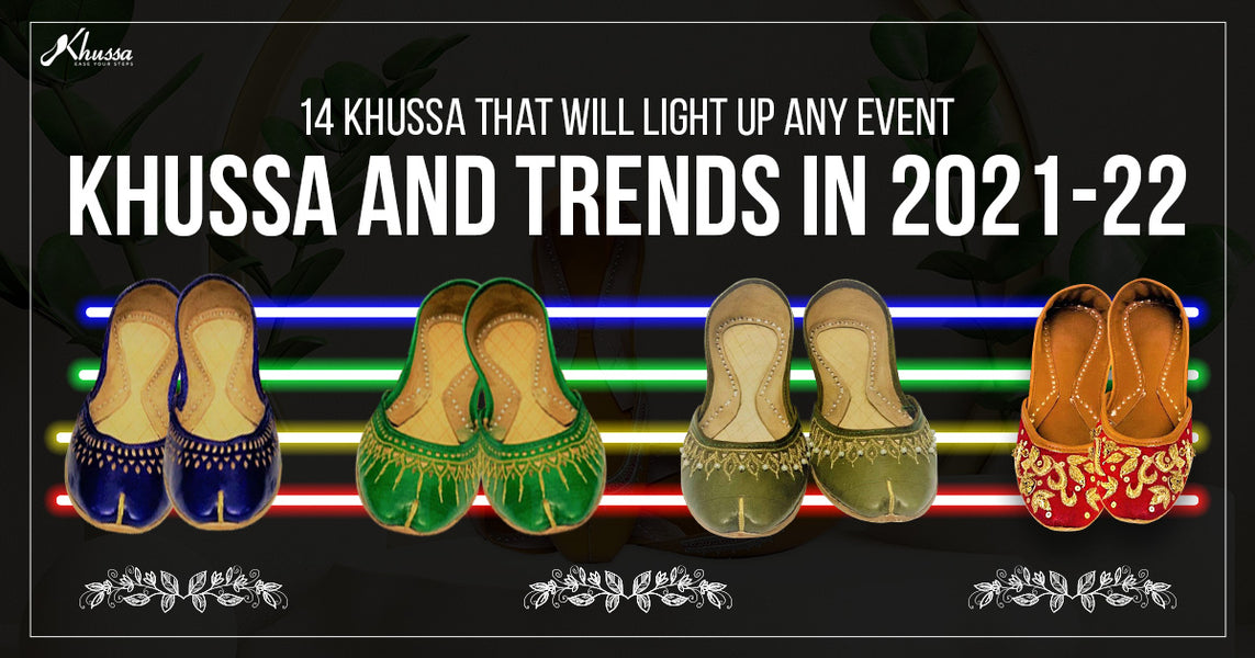 multiple khussa that will light up any event: Khussa and trends 