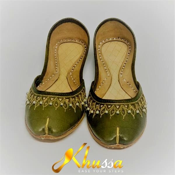 mehndi khussa wedding night footwear